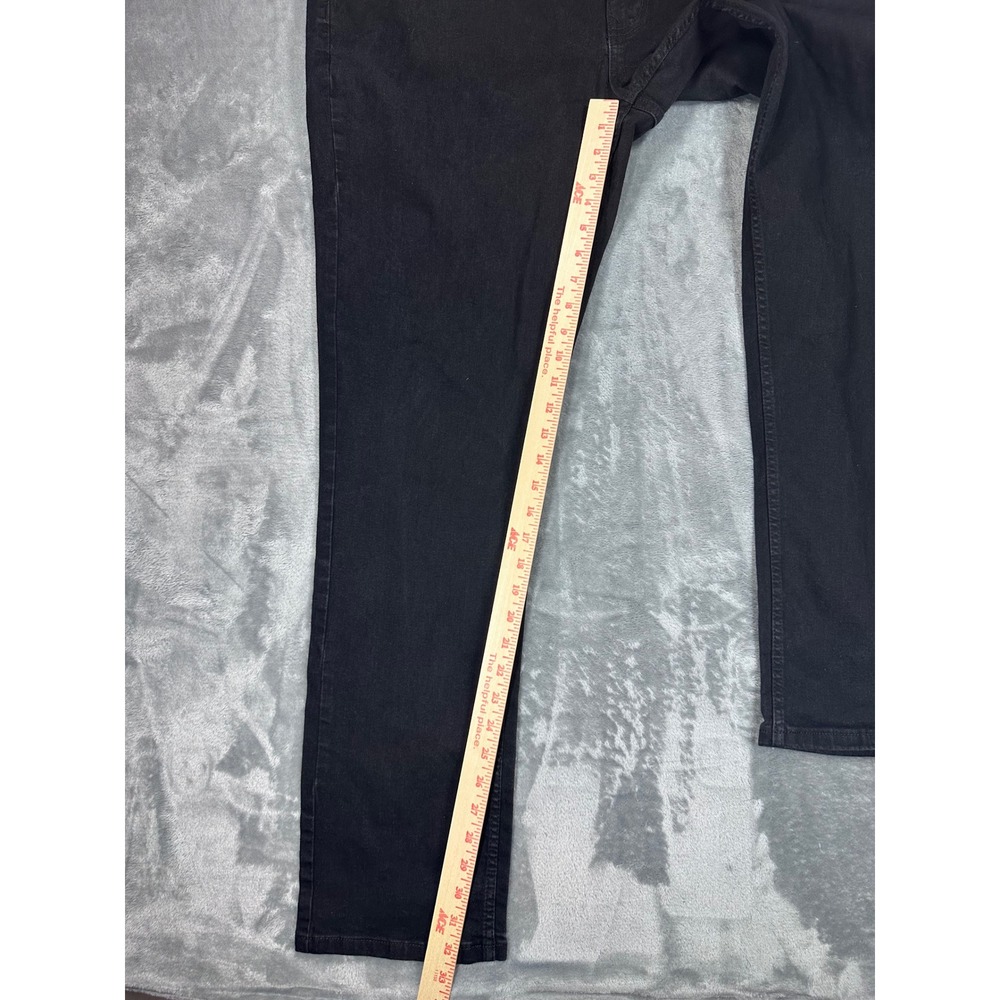 The Perfect Jean NYC Mens 44x34 Slim Fit Black Stretch Denim Jeans JUXTIBBDT34 - Picture 3 of 9